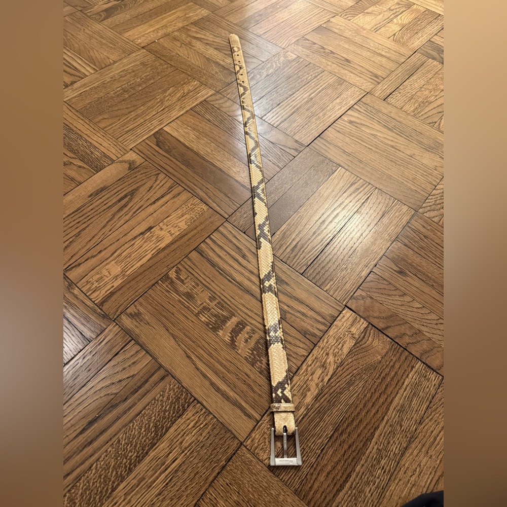 Stunning python belt